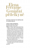 Geniální přítelkyně - seznam postav v PDF Ferrante: Geniální přítelkyně 1